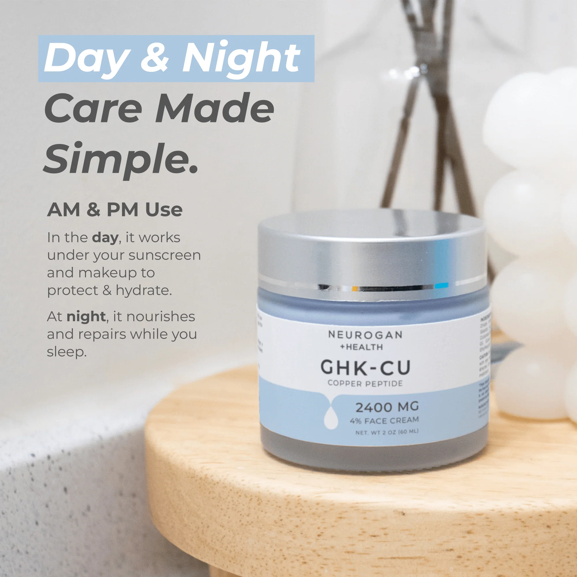 Advanced GHK-Cu Copper Peptide Face Cream 2400mg - Image 6
