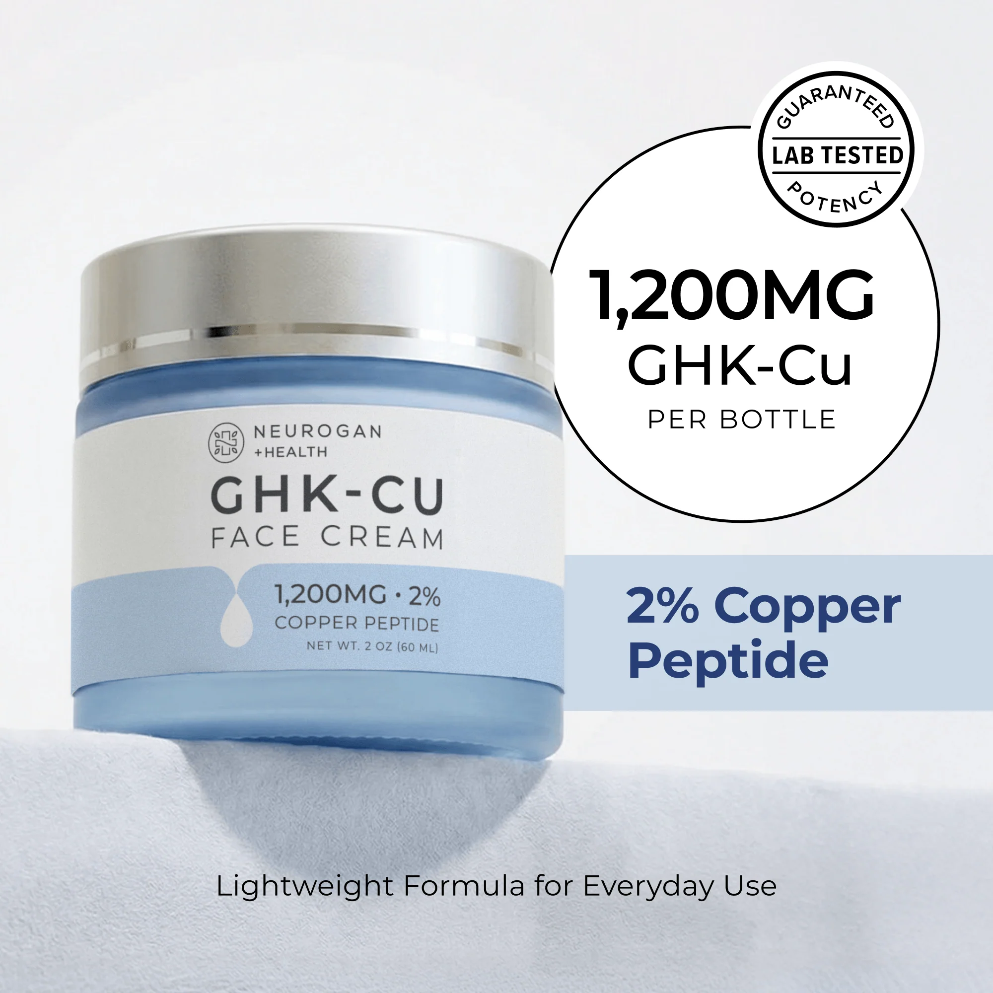 GHK-Cu Copper Peptide Face Cream - Image 3