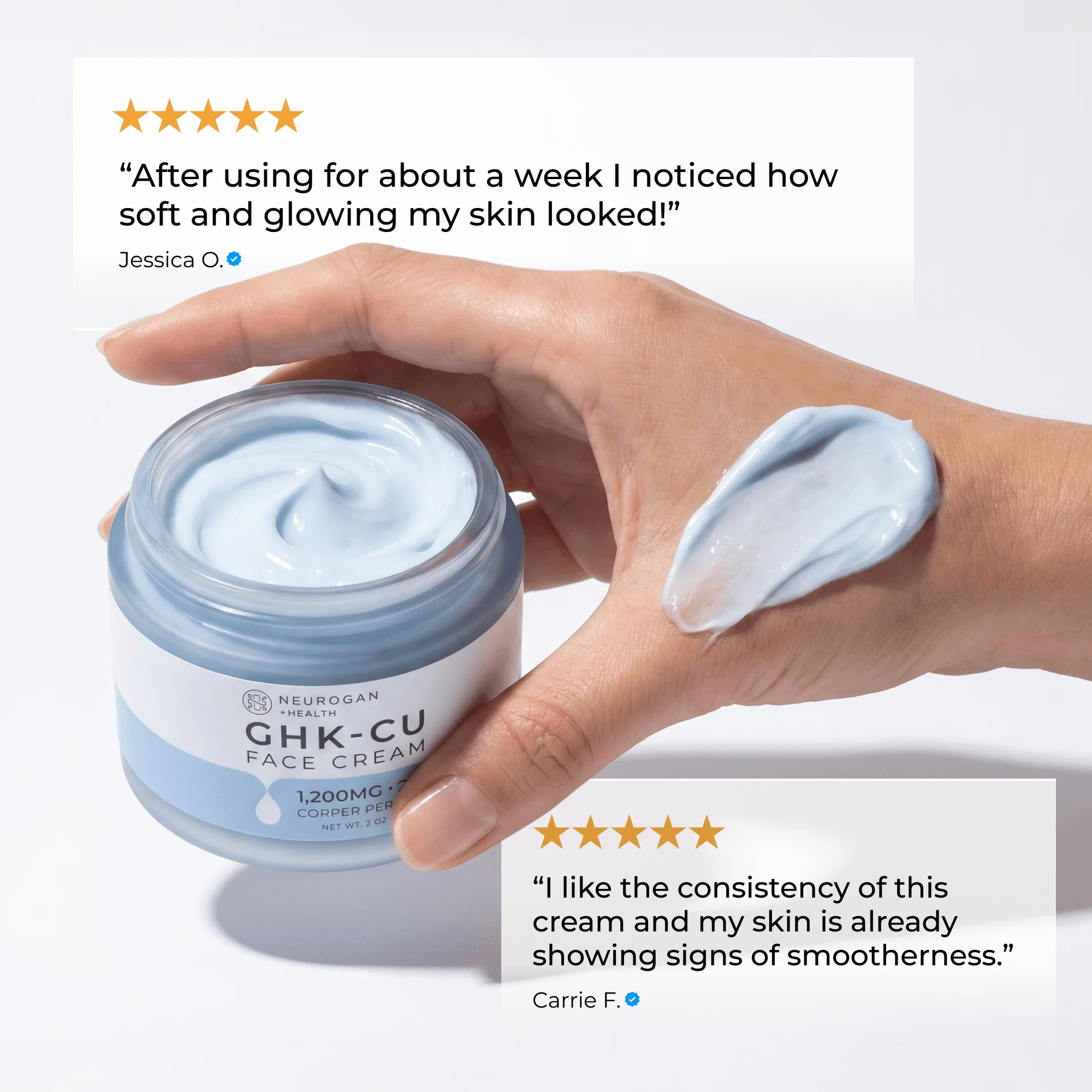 GHK-Cu Copper Peptide Face Cream - Image 6