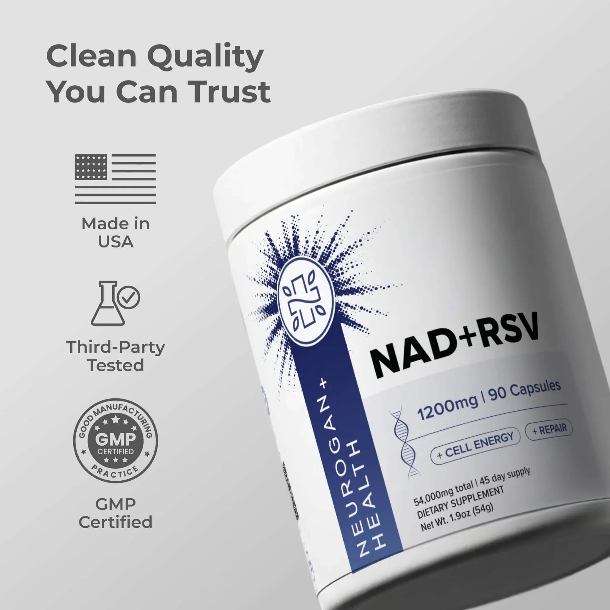 NAD + Resveratrol Capsules - Image 3